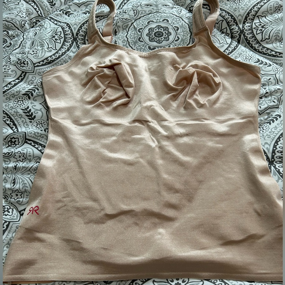 Ruby Ribbon Tank Cami Size 36, Pale